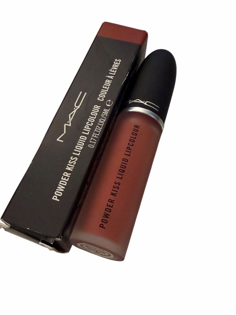MAC Powder Kiss Liquid Lipcolor by MAC .17oz Lipstick 989 Mull It Over NEW Blur